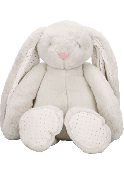 Uzun Kulaklı Peluş Tavşan 37 cm - Gri
