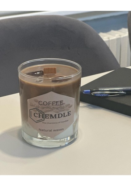 Chemdle Soğuk Kahve Temalı Kahve Kokulu Mum