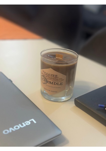 Chemdle Soğuk Kahve Temalı Kahve Kokulu Mum modelleri
