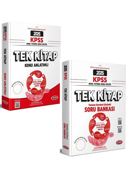 2025 KPSS Genel Yetenek Genel Kültür Konu Anlatımı - Soru Bankası 2'li Set