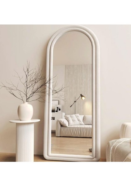 Doğa Dalgalı Çerçeveli 170X65 cm Oval Boy Aynası