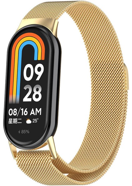 Xiaomi Mi Band 9 Milanese Loop Kordon Gold
