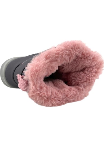 Kürklü Goretex Karbotu Genç Kız Mor