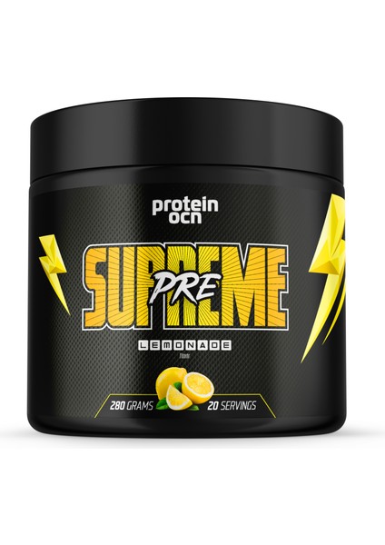 Preworkout Supreme Limonata - 280 gr - 20 Servis