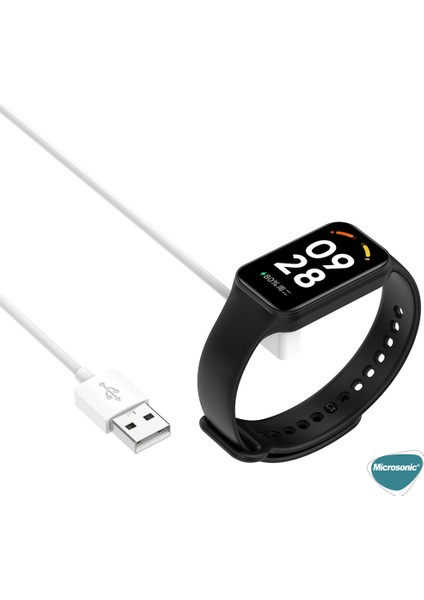 Xiaomi Mi Band 8 Pro Manyetik USB Şarj Kablosu Beyaz modelleri