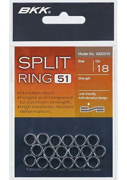 Split Ring-51 18 Adet Paslanmaz Halka