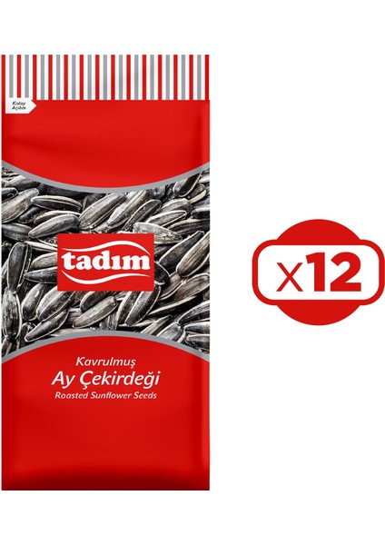 Ayçekirdeği 180 gr Kavrulmuş Siyah x 12 Adet