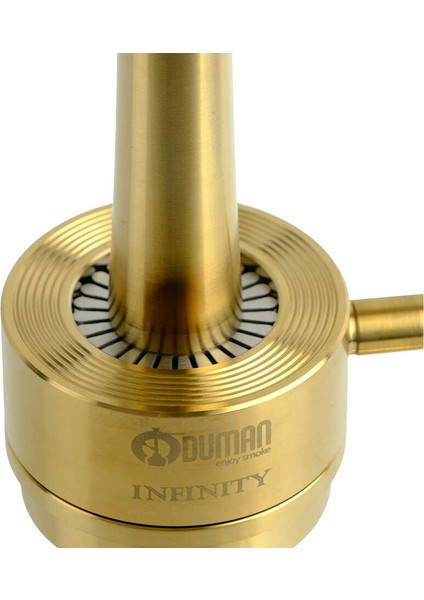 Infınıty Nargile - Şeffaf Cam-Gold Gövde fırsatları