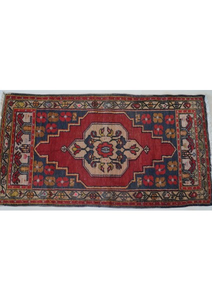 Bestiva Jüt Hasır Görünümlü Desenli Yuvarlak Kilim