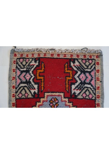 Bestiva Jüt Hasır Görünümlü Desenli Yuvarlak Kilim