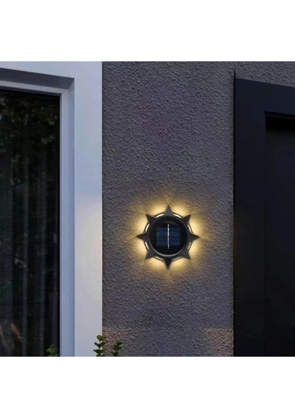 Bahçe Ambiyans Aydınlatması Duvara Çime Monte Edilebilir Gün Işığı Solar Aydınlatma YD43
