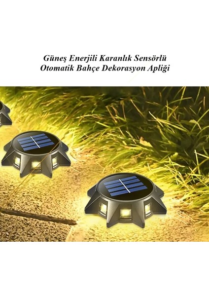Bahçe Ambiyans Aydınlatması Duvara Çime Monte Edilebilir Gün Işığı Solar Aydınlatma YD43 modelleri