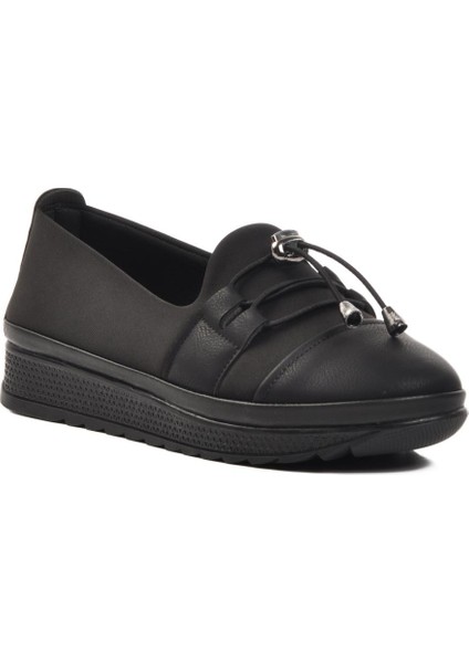 026 Siyah Zümrüt Kadın Günlük Ayakkabı