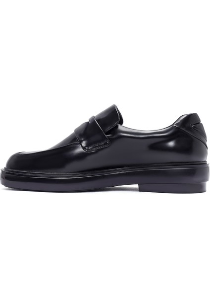 Kadın Siyah Deri Maskülen Loafer 24WFD141922 fiyatları
