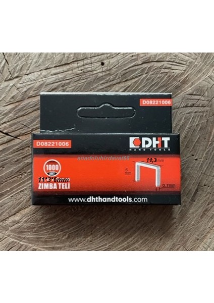 Zımba Teli Boy 6mm Mekanik Zımba Tabanca Teli Yüksek Kalite En 11,3mm