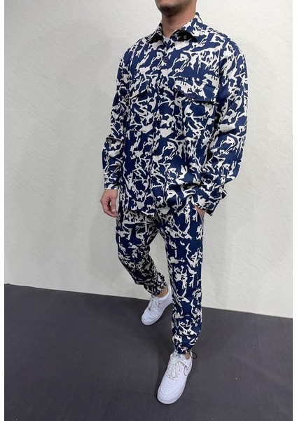 Ultramarine-White Suit