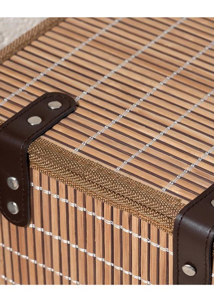Hardwood Bambu Saklama Kutusu Kahve