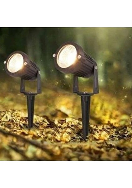 Erkled ERK3305 7W LED Lighting 220-240V 50/60 Hz Amber Kazıklı Çim Armatürü