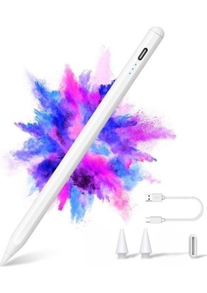 Ios Android Windows Uyumlu Tablet Telefon Ipad Yazı Çizim Kalemi Iki Üç Hediye