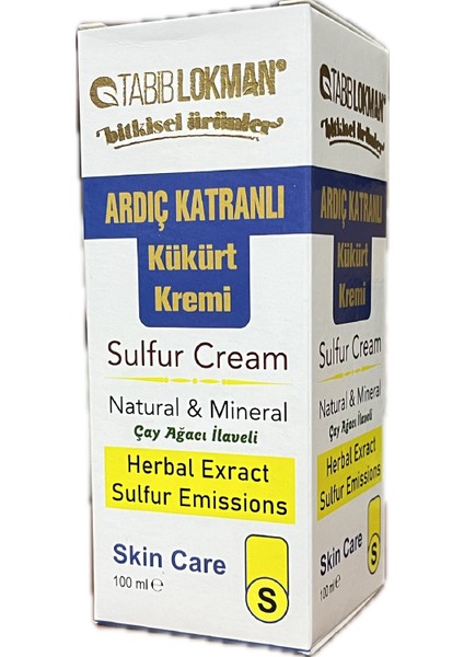 Ardıç Katranlı Kükürt Kremi