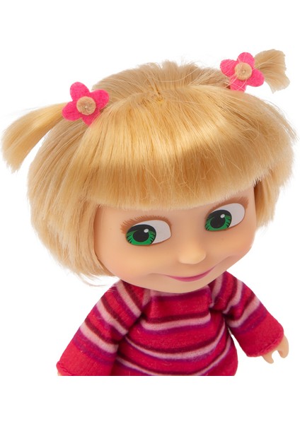 Masha ile Koca Ayı 12 cm Masha Bebek Pembe Kazaklı fiyatları
