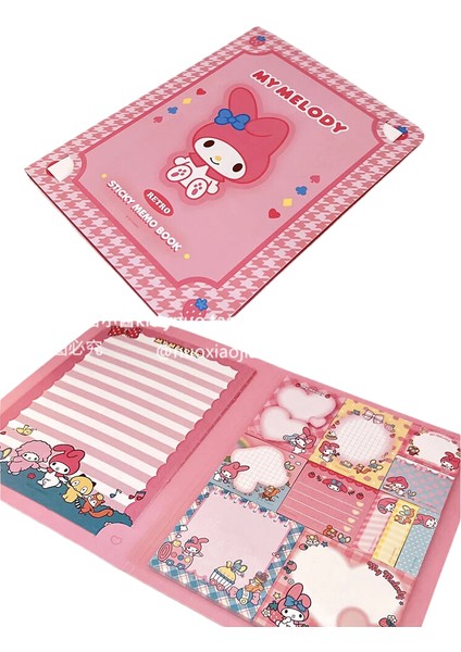 Kawaii Sanrio Hello Kitty Kolaylık Kitabı My Melody Kuromi Cinnamoroll Not Defteri Sevimli Yapıştır Not Defteri Öğrenci Ofis Kırtasiye (Yurt Dışından)