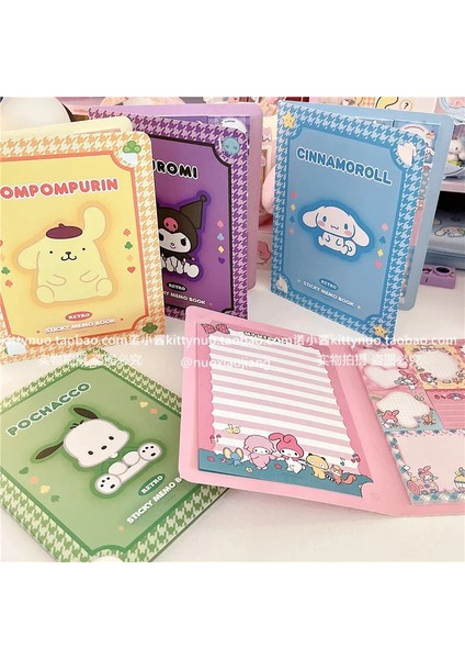 Kawaii Sanrio Hello Kitty Kolaylık Kitabı My Melody Kuromi Cinnamoroll Not Defteri Sevimli Yapıştır Not Defteri Öğrenci Ofis Kırtasiye (Yurt Dışından)