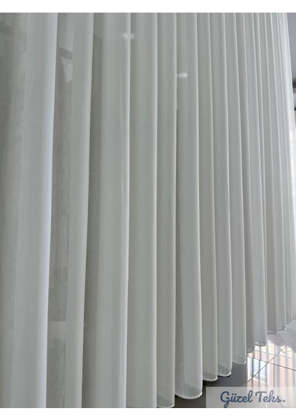 Havlu desen kalın yumuşak dokulu tül perde 1/3 sık pile fırsatları