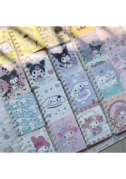 Sanrio Pochacco Defter Kuromi Hello Kitty A7 Bobin Kitap Günlük Haftalık Planlayıcı Ajanda Haftalık Kırtasiye Ofis Malzemeleri Okul Malzemeleri (Yurt Dışından)