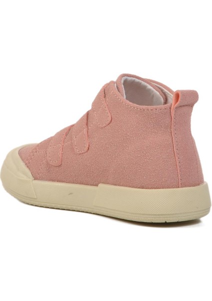 Pudra Unisex Cırtlı Çocuk Sneaker Walkway 34-P