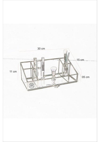 Tekno Trust Brass Glass -Pirinç- Y. Nesil Yeni 5'li Makyaj Kutusu (30 Cm) fırsatları