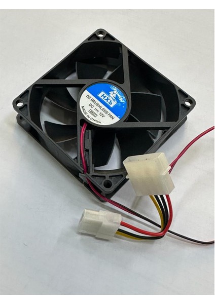 8 cm Kasa Fanı Molex Kasa Fanı 8X8X2.5 mm Fan Kasa Fanı 8 cm