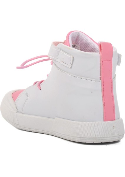 Beyaz-Pudra Unisex Bilek Boy Çocuk Sneaker Walkway 17-P fırsatları