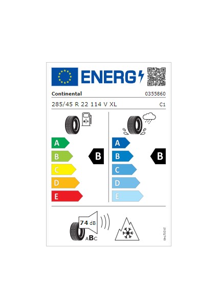 285/45 R22 114V Xl Fr Wintercontact Ts 870 P Kış Lastiği (Üretim Yılı: 2024) fiyatları