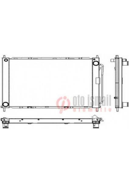 Radyatör Kondenser Tüplü Clio Iii-Modus 1.5 Dci Mek Ac 510X382X18 16 13