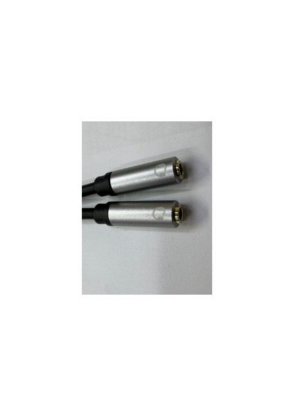 Kulaklık Mikrofon Çoğaltıcı Splitter 4 Boğum Mikrofon Kulaklık Çoğaltıcı 2 x 3.5 mm Splitter