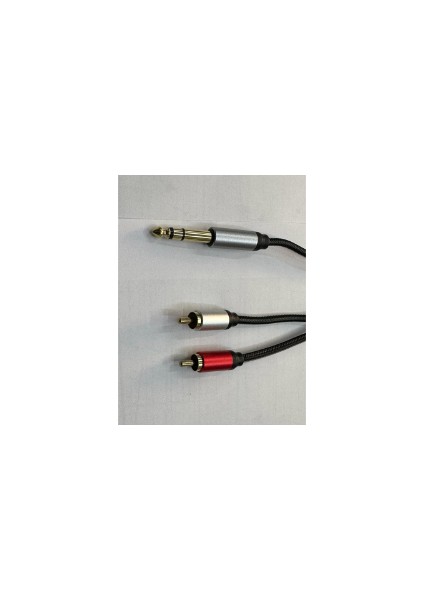 2 Metre 2 Rca 6.3 mm Stereo Kablo 2 Metre 6.3 mm 2 Rca Kablo modelleri