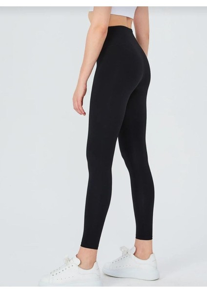 Kadın Siyah Yüksek Bel Toparlayıcı Sıkılaştırıcı Günlük ve Spor Gym Tayt modelleri