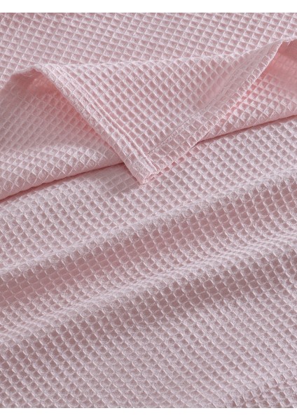 Pike Çift Kişilik Waffle Desenli Yatak Örtüsü Otel Tipi Lüx Pike