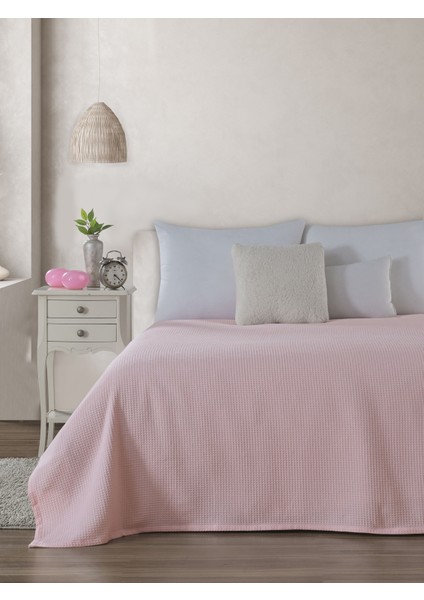 Pike Çift Kişilik Waffle Desenli Yatak Örtüsü Otel Tipi Lüx Pike fiyatları