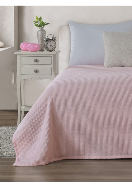 Pike Çift Kişilik Waffle Desenli Yatak Örtüsü Otel Tipi Lüx Pike modelleri