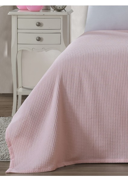 Pike Çift Kişilik Waffle Desenli Yatak Örtüsü Otel Tipi Lüx Pike fırsatları