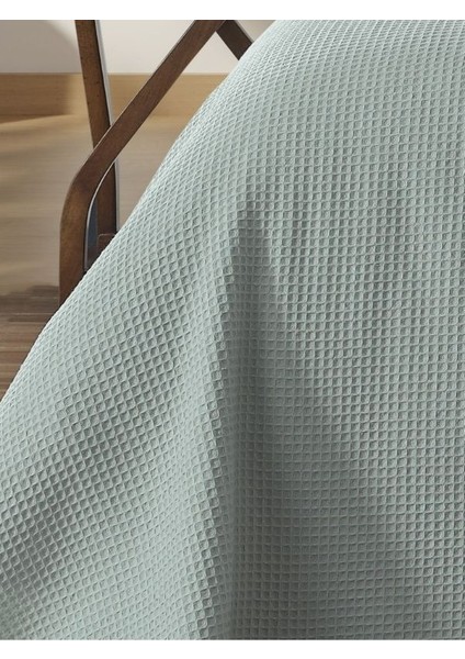 Pike Çift Kişilik Waffle Desenli Yatak Örtüsü Otel Tipi Lüx Pike