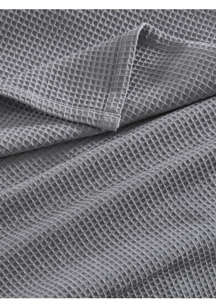 Pike Çift Kişilik Waffle Desenli Yatak Örtüsü Otel Tipi Lüx Pike