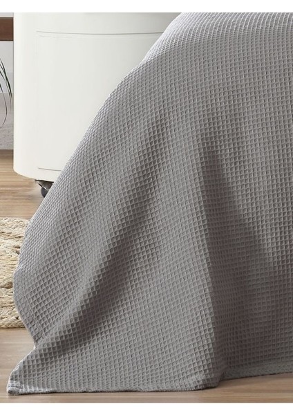 Pike Çift Kişilik Waffle Desenli Yatak Örtüsü Otel Tipi Lüx Pike fırsatları