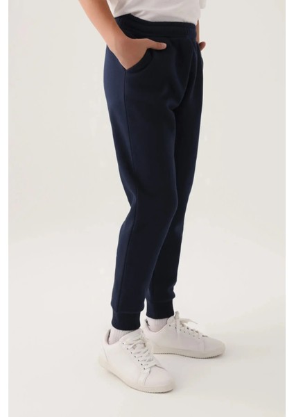 Unısex Çocuk Düz Tek Alt Içi Pamuklu 3 Iplik Beli Lastikli 193201-2 fiyatları