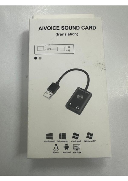 USB Ses Kartı Aivoice Sound Card