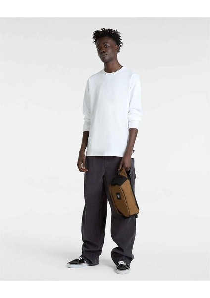 Erkek Beyaz Düz Sweatshirt Vans Off The Wall Iı Ls VN000G3ZWHT1 fırsatları