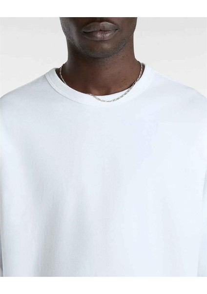 Erkek Beyaz Düz Sweatshirt Vans Off The Wall Iı Ls VN000G3ZWHT1 indirimleri