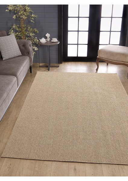 Naturel Sisal Jüt Halı Modern Yıkanabilir Toz Vermez Halı